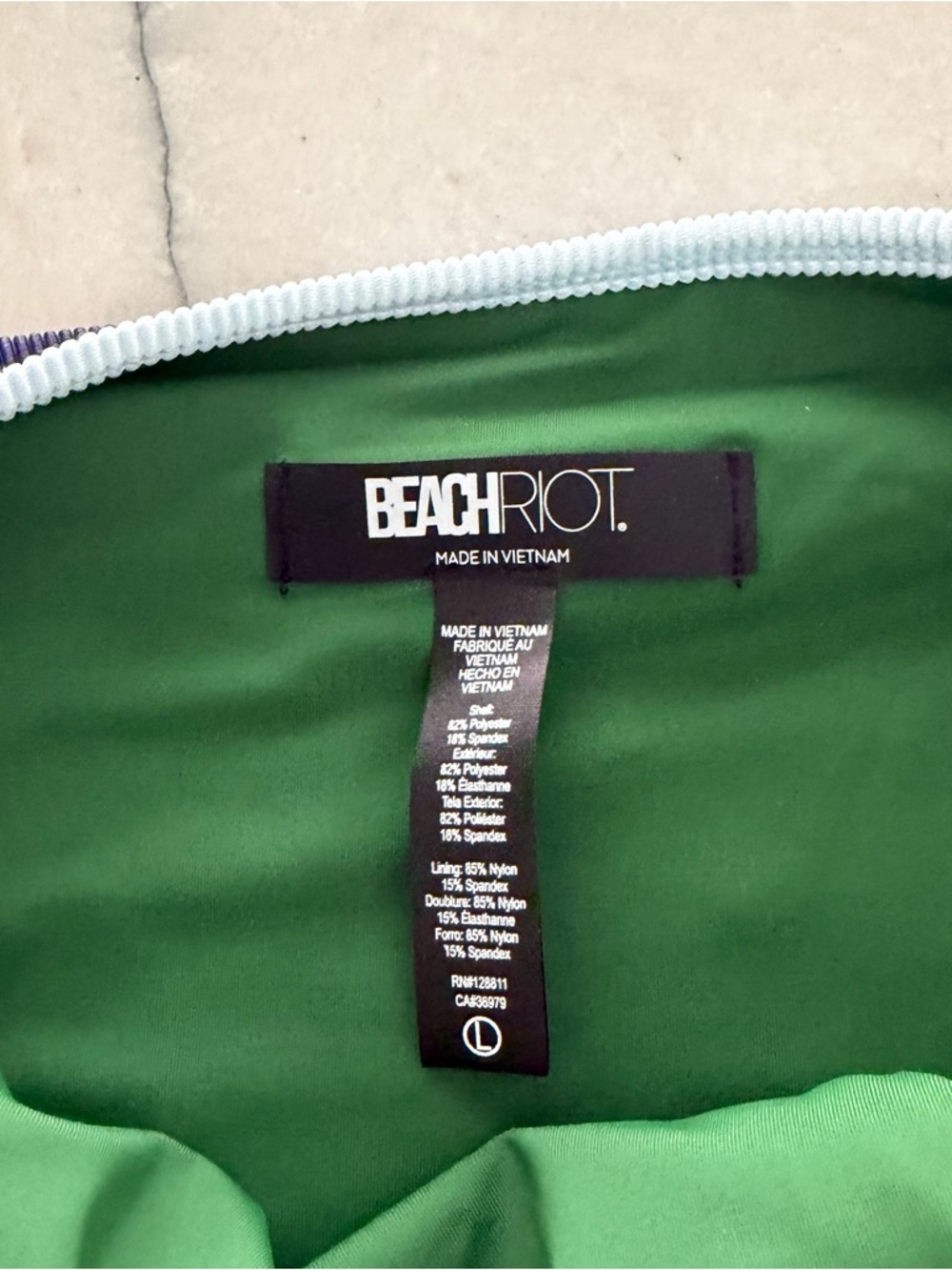 Beach Riot Delia Colorblock Bikini Bottom B570 - Picture 4 of 6